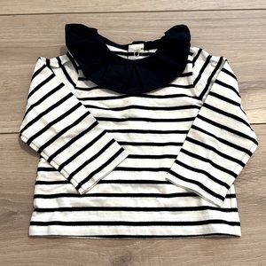 Jacadi - Toddler girl sailor stripe sweater